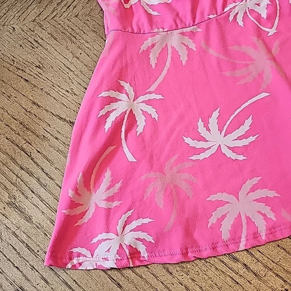 Pink and white Hawaiian dress size 5/6 - Picture 3 of 6
